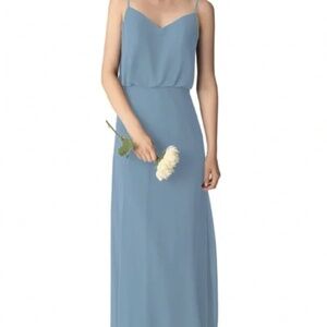 Bella Bridesmaid/Bill Levkoff Chiffon Formal Dress